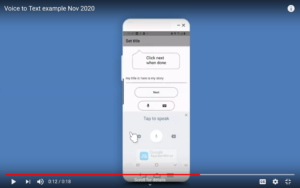 Screenshot of Text to Video